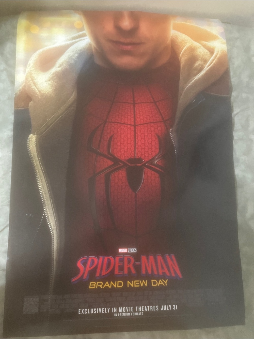 Spiderman Brand New Day 27x40 Movie Poster Tom Holland Double Sided Theatrical